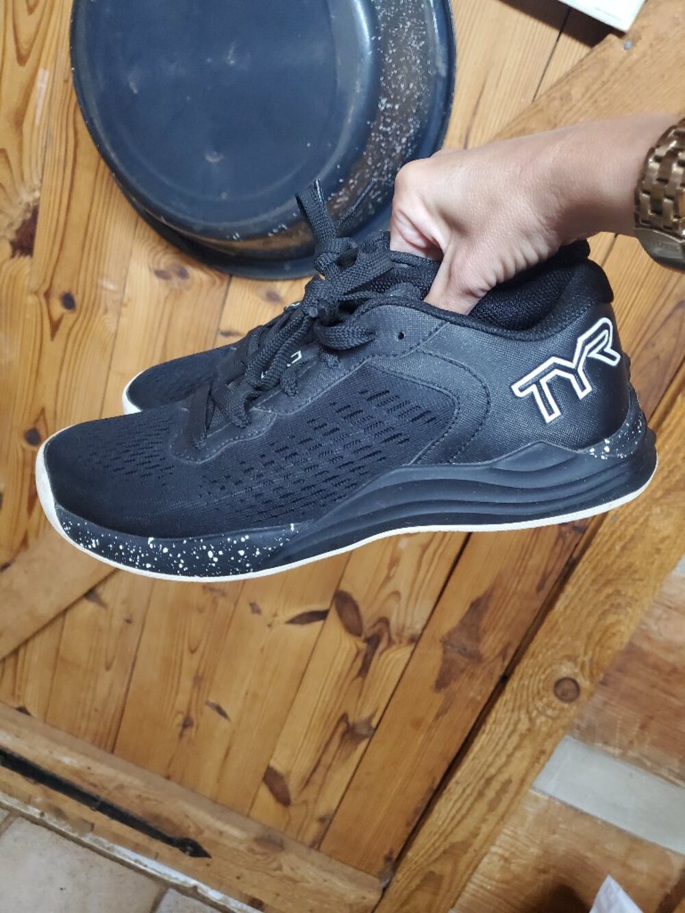 Unisex TYR CXT-1 Trainer Black White CrossFit Weightlifting Shoes